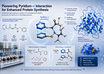 Pioneering Pyridium-Ï€ Interaction for Enhanced Protein Synthesis