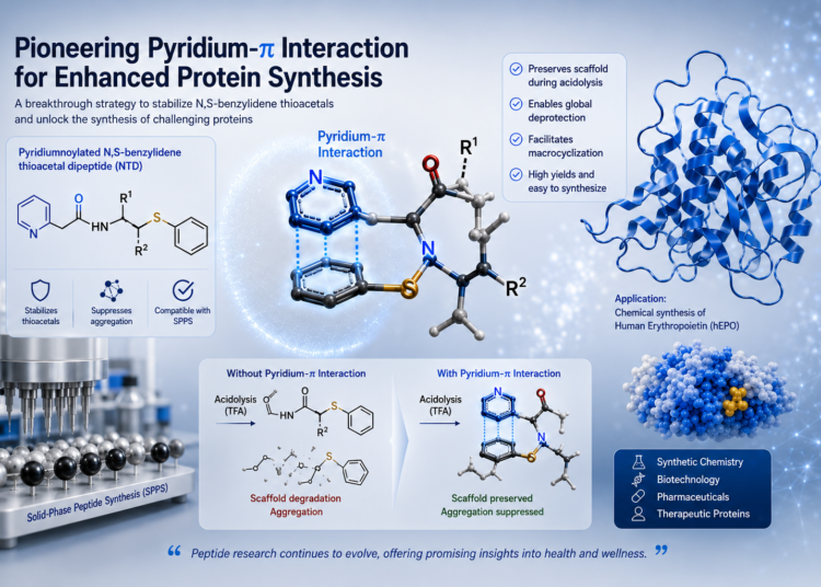 Pioneering Pyridium-π Interaction for Enhanced Protein Synthesis